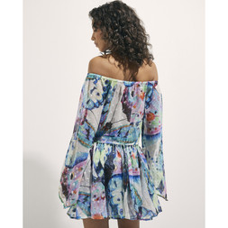 RI Purple Butterfly Skater Skirt £44
