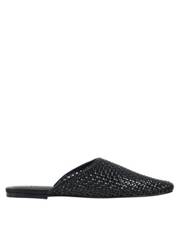 Tu Black Woven Mules, £20