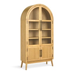 Habitat Collins Arched Display Cabinet - Oak, £350, 7530061
