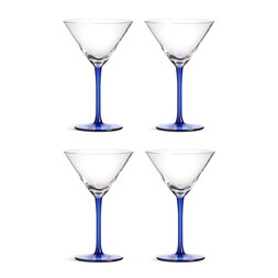 Habitat Colour Stem Martini Blue 4Pk 7788459 £17 1