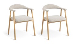 Habitat Lex Natural Chair Pair, £130, 7316168 2