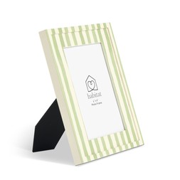 Habitat Printed Frame Green Stripe 4X6 7814536 £5
