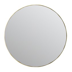 Habitat Wavy Frame Mirror 60Cm Mustard 7574230 £50