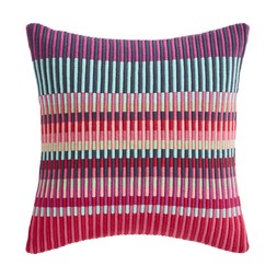 Habitat X Margo Selby Buster Rep Weave Cushion Red Cw 7620548 £26