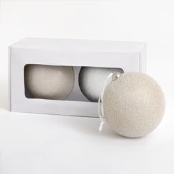 Habitat 2-pack Baubles - 10cm Beaded Baubles, 7275704, £5