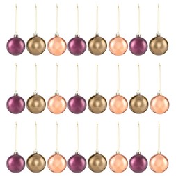 Habitat 24-pack Baubles - Jewel Tones, £8, 5643802