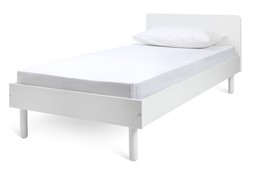 Habitat 60 Alba Single Bed Frame With Kids Mattress - White, &pound;250