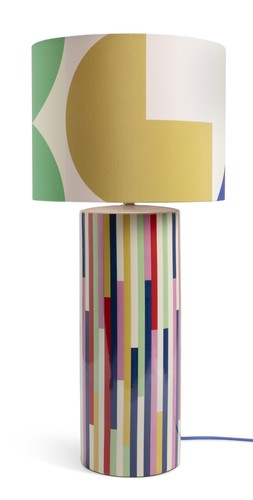 Habitat 60 Klee 67cm Ceramic Table Lamp by Margo Selby - Multicoloured, &pound;95