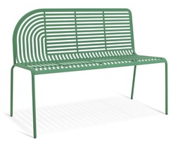 Habitat 60 Lucinda 2 Seater Metal Garden Bench - Green, &pound;125