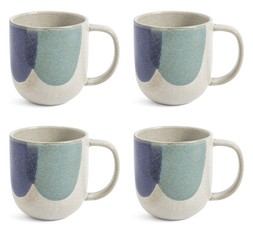 Habitat 60 Recast Set of 4 Stoneware Mugs - Multicoloured, &pound;20