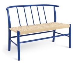 Habitat 60 Scottie Oak Bench - Blue, &pound;195