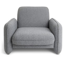 Habitat 60 Trac Fabric Armchair - Grey, &pound;295