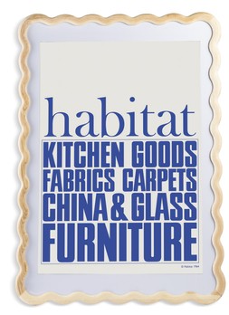 Habitat 60 Wavy Wooden Picture Frame - Natural - A1, £80, 5817030