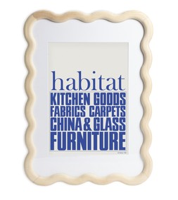 Habitat 60 Wavy Wooden Picture Frame - Natural - A3, £50, 7129733