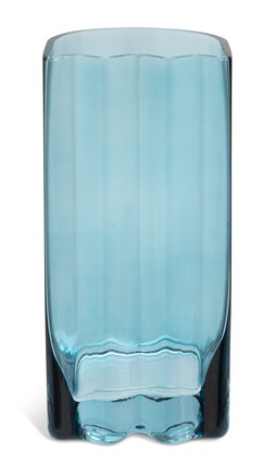 Habitat 60 Wiggle Glass Vase - Small - Blue, £10, 3636770