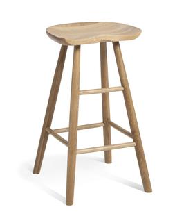 Habitat Barnwell Oak Tall Stool - Natural, £70, 3448298