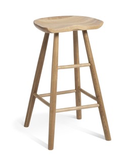 Habitat Barnwell Oak Tall Stool - Natural, £70, 3448298