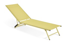 HABITAT CALI SUNLOUNGER - YELLOW, £45, 4564092