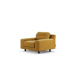 Habitat Hendricks Armchair Chenille Gold 2