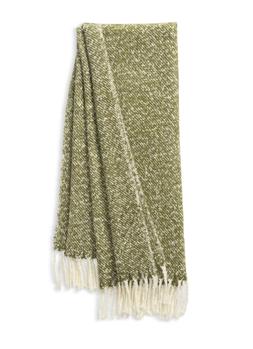 Habitat Mohair Throw - Moss Green - 125x150, £18, 5642456