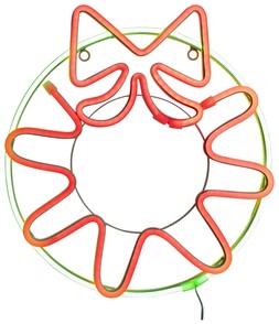Habitat Neon Style Wreath Shaped Christmas Light, £18, 5025619