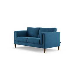 Habitat Newington 2 Seater Velvet Ink Blue 2