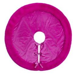 Habitat Pink Faux Fur Tree Skirt, £15, 5813199
