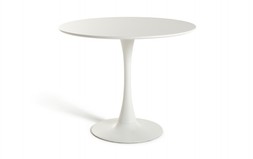 Habitat Tulip 4 Seater Round Dining Table - White, £180, 8767668