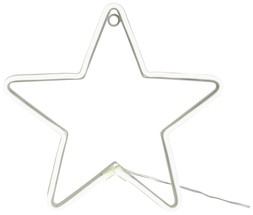 Habitat White Neon Star, £10, 2727491
