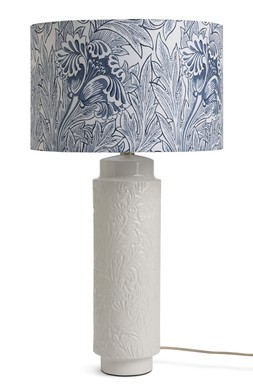 Habitat x Morris & Co Ceramic Lamp - Large, Tulip Toile, £80, 4883890