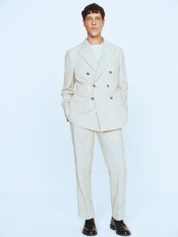 Autograph Blazer £129, Autograph T-shirt £35, Autograph Trousers £70, Shoes £85
