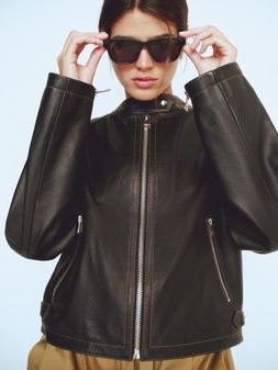 Autograph Jacket £280, Autograph Trousers £60, Sunglasses £10