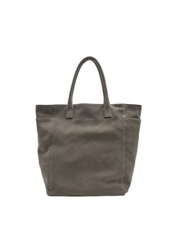 Autograph Suede Tote Bag, Onyx, £110