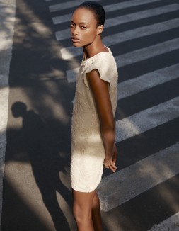 M&S Collection Textured Floral Mini Knitted Dress, £70