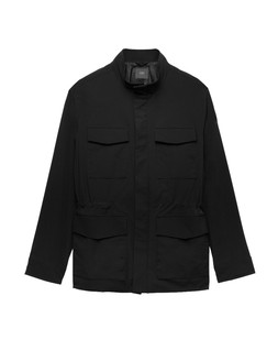M&S Cotton Four Pocket Jacket, Black