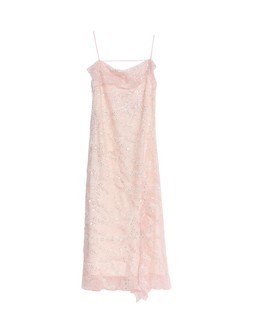 M&S Collection Embellished Lace Frill Midaxi Column Dress £129