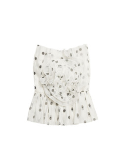 M&S Collection Organza Spot Print Bardot Top £69