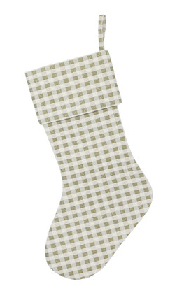 M&S Gingham Stocking Decoration £10