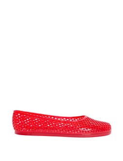 M&S Jelly Slip On Ballet Pumps £19.50 Red