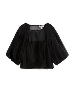 M&S Organza Puff Sleeve Top £39.50