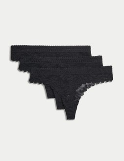 Body by M&S 3pk Flexifit Lace Thongs £16 (1)