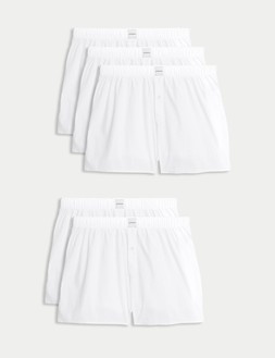 M&S Autograph 5pk Supima® Cotton Rich Woven Boxers £38 (3)