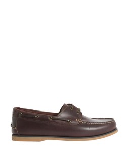 M&S Collection Wide Fit Leather Boat Shoes Brown £60