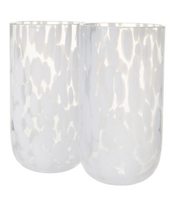 M&S Set of 2 Speckled Hi Ball Glasses £14