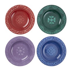 M&S Set of 4 Boho Side Plates £12