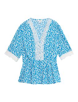 M&S The Edit Blue Blouse £35