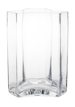 M&S X KELLY HOPPEN LARGE ANGULAR GLASS VASE £15