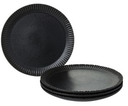 TEXTURED EDGE 4 PACK DINNER PLATES &pound;20